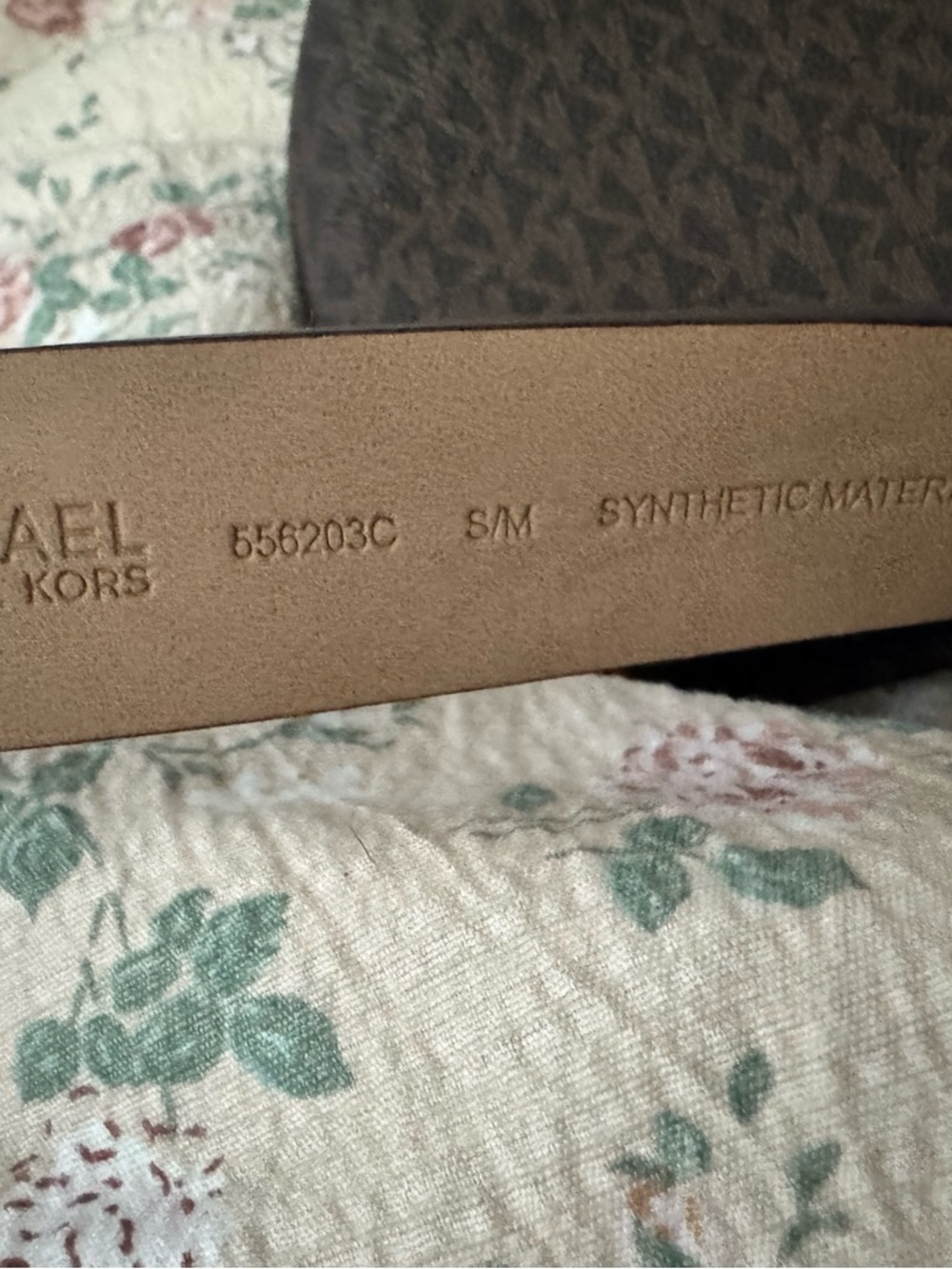 Michael Kors Brown and Tan Signature Stripe Waist Bag- Never Used! S/M - Picture 8 of 8
